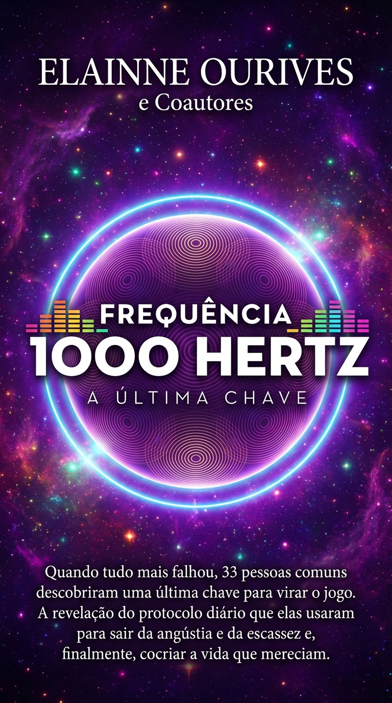 Livro Frequência 1000 Hertz — A Última Chave, de Elainne Ourives e 33 Coautores